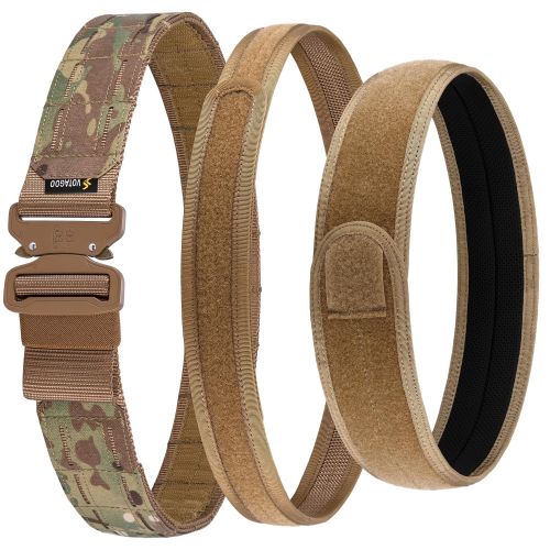 fTactical Belt Molle Belt With Quick Release Buckle Heavy Duty Gun Belt With Anti-slip Pad